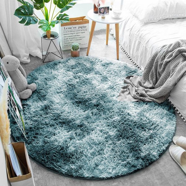 Χαλί Strado Ομπρέ Στρογγυλό 160x160 Ombre Navy (Σκούρο Μπλε) Ουίνιφερσάλνι
