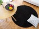 Strado Στρογγυλό χαλί Rabbit Strado 180x180 Μαύρο (Black) πολυλειτουργικό