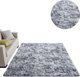 Χαλί Shaggy Strado Ombre 160x220cm, Απαλό Γκρι, Υψηλής Αντοχής για το Σαλόνι