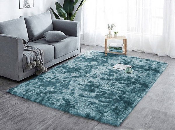 Χαλί Strado Ombre Shaggy 120x170cm, Σκούρο Μπλε (Navy)