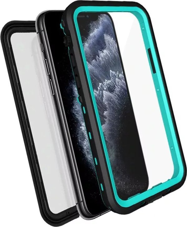 Strado Αδιάβροχη Θήκη + λουράκι για Apple iPhone 12 Mini (Μαύρο) καθολική