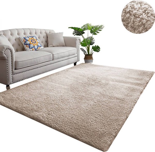 Strado Χαλί Alpaca 120x160cm Μπεζ, Αντιαλλεργικό και Ανθεκτικό
