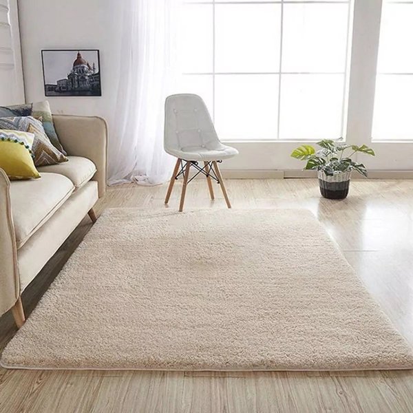 Strado Χαλί Alpaca 140x200cm από Πολυεστέρα Μπεζ - Ορθογώνιο Ανθεκτικό Χαλί