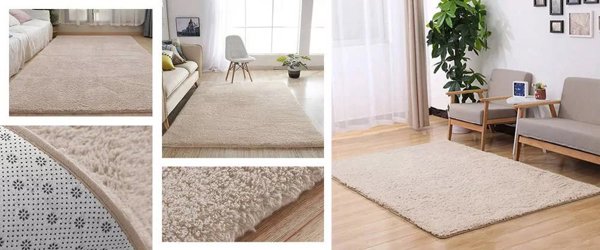 Strado Χαλί Alpaca 140x200cm από Πολυεστέρα Μπεζ - Ορθογώνιο Ανθεκτικό Χαλί