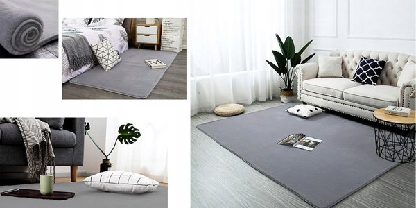 Strado Dywan Rabbit Strado 160x200 DeepGrey (Szary) uniwersalny