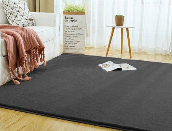Strado Dywan Rabbit Strado 160x200 DeepGrey (Szary) uniwersalny