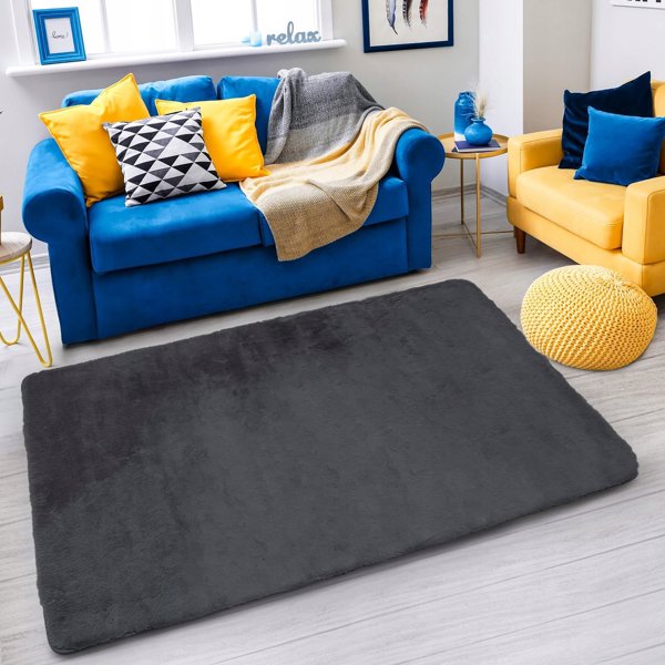 Strado Dywan Rabbit Strado 160x200 DeepGrey (Szary) uniwersalny