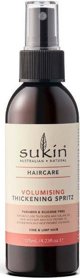 Sukin Volumising Σπρέι Μαλλιών για Όγκο, Ενδυνάμωση με Πρωτεΐνες Σόγιας & Ρυζιού, 125ml