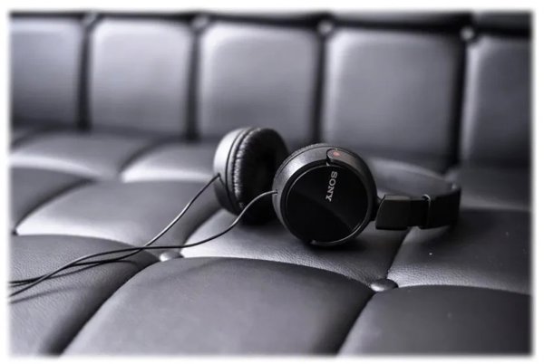Σπαστά ακουστικά Sony MDR-ZX110AP μαύρα με μικρόφωνο