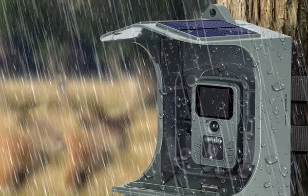 SUNTEK BC303W Φωτοπαγίδα για πουλιά με ταΐστρα