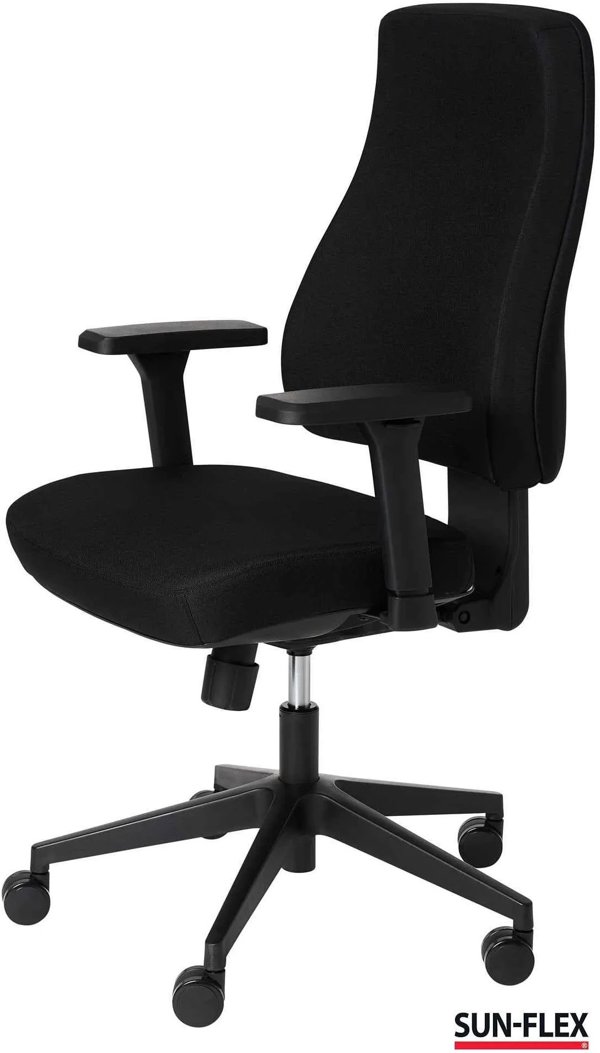 Καρέκλα Γραφείου Sunflex Office Chair MB, Εργονομική, Μαύρο Χρώμα