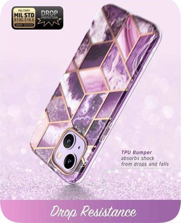 Supcase SUPCASE COSMO IPHONE 14 PLUS MARBLE PURPLE