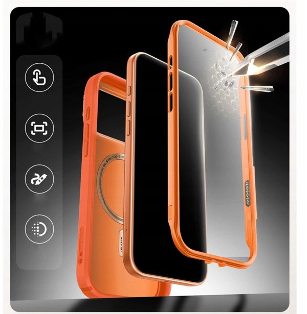 SUPCASE IBLSN ARES FLIP MAG MAGSAFE IPHONE 17 PRO MAX CORAL