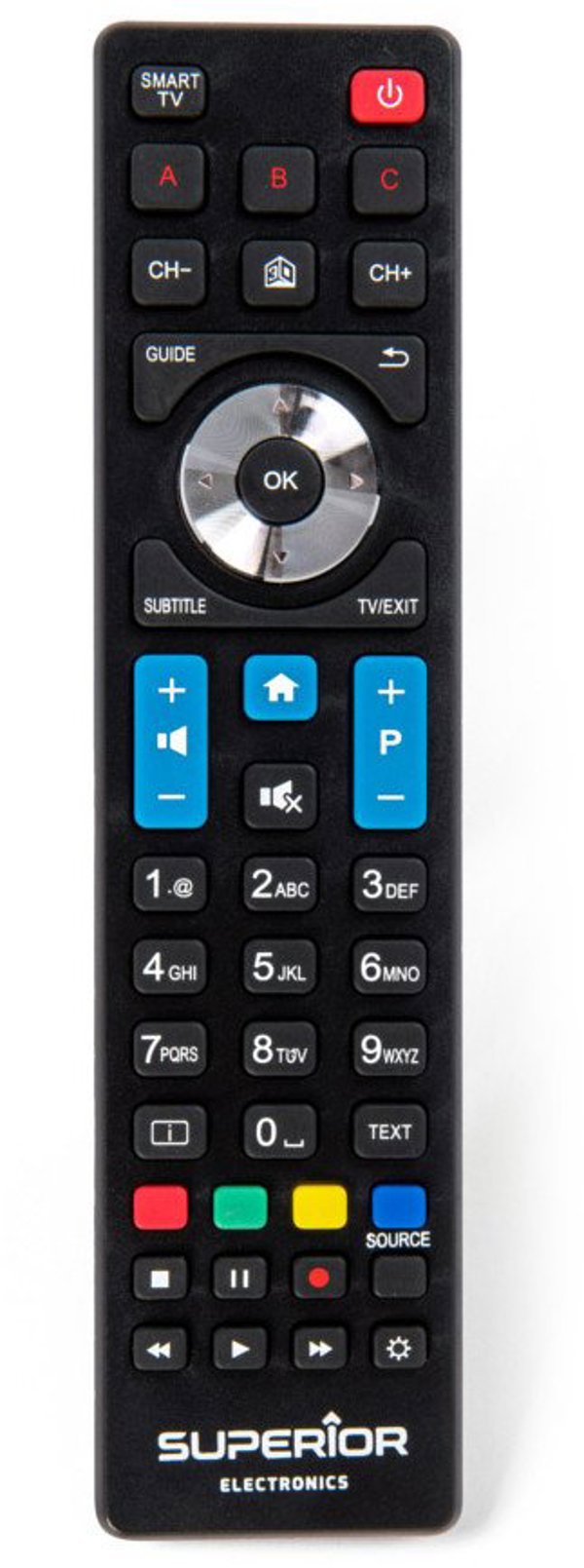 Superior Electronics ReplacemRemote Control - Replacement remote control Black, SUPTRB010, for Philips (SMART) TVs