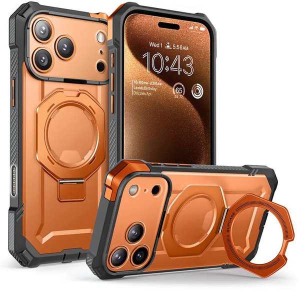 SUPCASE UB GRIP MAG MAGSAFE IPHONE 17 PRO CLEAR/CORAL