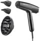 Πιστολάκι μαλλιών Falco High Speed Blow Dryer, Μαύρο & Ασημί BAB8550BE