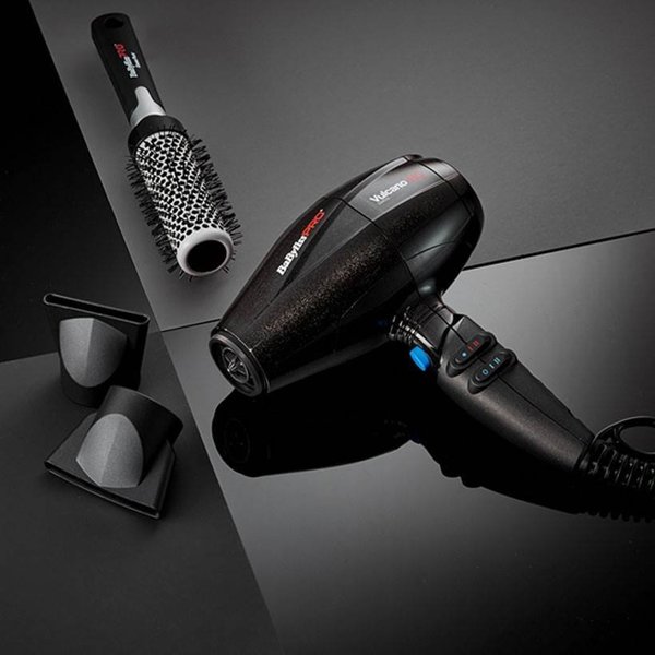 BaBylissPRO Πιστολάκι Μαλλιών BAB6980IE 2400W, Επαγγελματικό Σεσουάρ Ιταλικής Κατασκευής, Μαύρο
