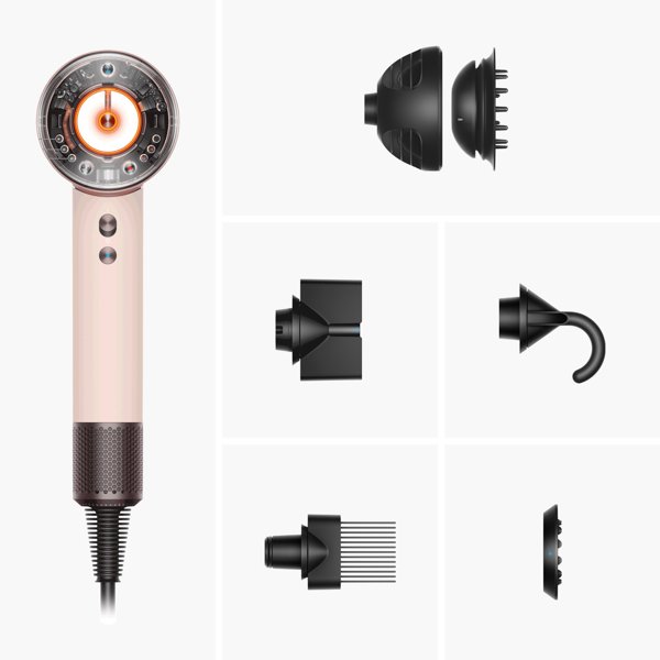 Dyson Supersonic Nural πιστολάκι μαλλιών 1600 W Ροζ, Ροζ χρυσό