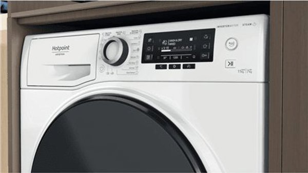 Στεγνωτήριο ρούχων Hotpoint Hotpoint Πλυντήριο Ρούχων Με Στεγνωτήριο NDD 11725 DA EE Ενεργειακή κλάση E, Μπροστινή φόρτωση, Χωρητικότητα πλύσης 11 kg, 1551 RPM,