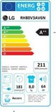 Στεγνωτήριο LG LG Dryer Machine RH80V3AV6N Ενεργειακή κλάση A++, Μπροστινή φόρτωση, 8 kg, LED, Βάθος 69 cm, Wi-Fi, Λευκό