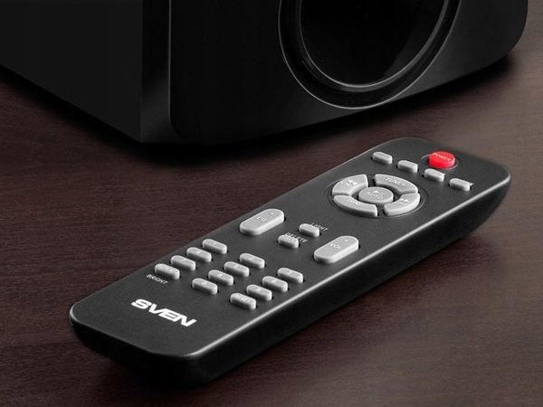 SVEN MS-312 μαύρο Bluetooth FM USB Display RC μονάδα ισχύος εξόδου 20W+2x10W (RMS)