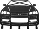 Κρεμαστή Θήκη για Κλειδιά SWAGIER Skyline R34 Nissan Drift, Διακοσμητική Μεταλλική Βάση για Κλειδιά