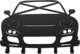 Swagier Κρεμάστρα Κλειδιών Mazda RX-7 RX7 - Μεταλλική Βάση Τοίχου Drift Design