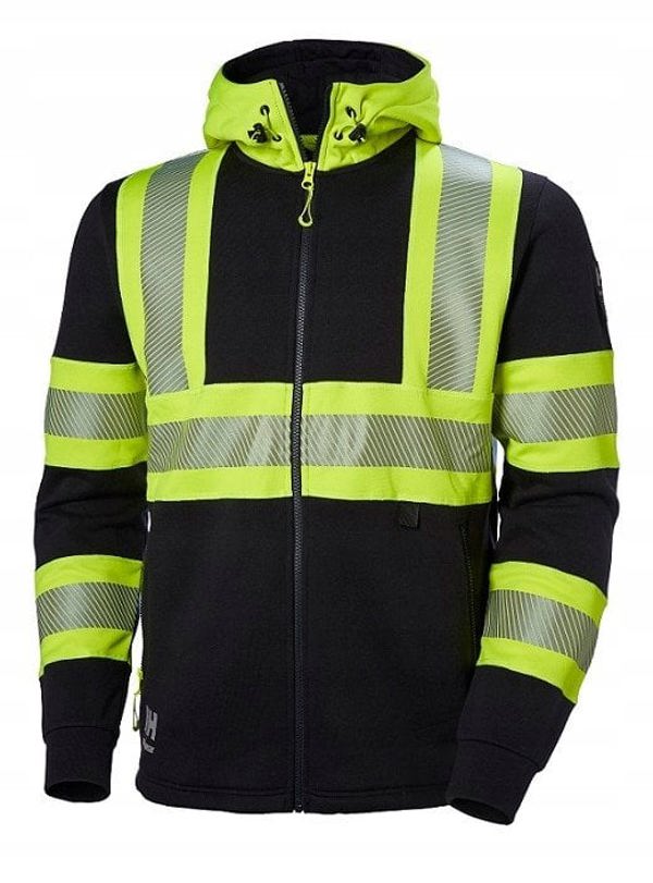 Πουλόβερ με ανακλαστικά στοιχεία HELLY HANSEN ICU, μαύρο 2XL