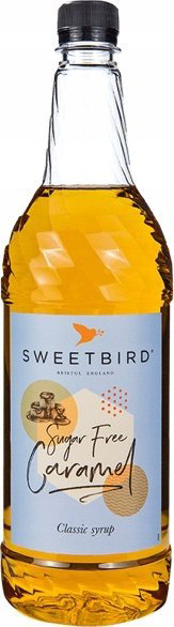 Σιρόπι καφέ Sweetbird Καραμέλα Χωρίς Ζάχαρη, 1 l