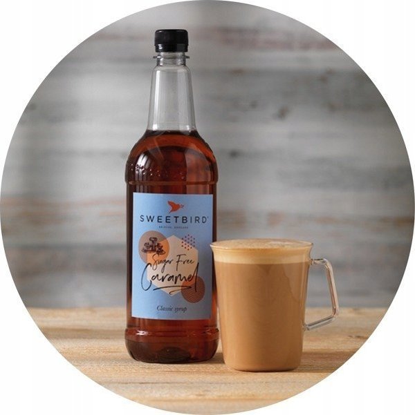 Σιρόπι καφέ Sweetbird Καραμέλα Χωρίς Ζάχαρη, 1 l