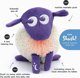 Sweet dreamers SWEET DREAMERS ewan sheep with sound sensor Deluxe Purple