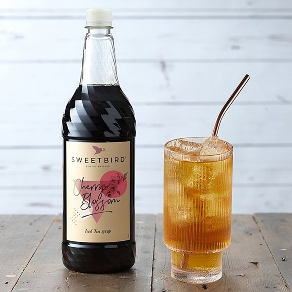 Σιρόπι παγωμένου τσαγιού Sweetbird Cherry Blossom, 1 l