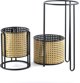 Lumarko Lumarko Σετ 2 Καλύμματα Βιέννης πλεξούδας 20x40cm, 18x23cm! 11754505 5902643391017
