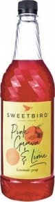 Σιρόπι λεμονάδας Sweetbird Pink Guava & Lime Lemonade, 1 l