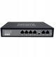 Switch Τροφοδοτικό Διαχωριστής POE LAN 8 Θύρες 6 Ethernet RJ45 100Mbps για Κάμερες