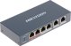 Hikvision DS-3E0106HP-E PoE Switch 6-Port, Unmanaged Fast Ethernet για Δίκτυα και Κάμερες Παρακολούθησης