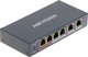 Hikvision DS-3E0106P-E/M Unmanaged PoE Switch 6 Θυρών, 4x PoE, 2x Uplink, 35W, 300m Long Distance