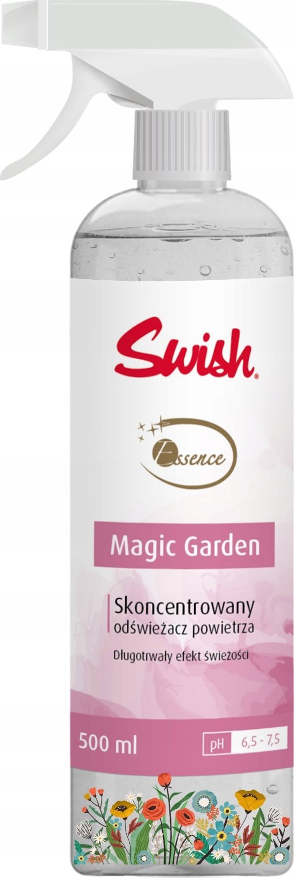 Swish Swish Essence Magic Garden - Υπερσυμπυκνωμένο αποσμητικό χώρου, Μαγικός Κήπος - 500 ml