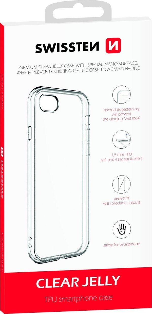 Swissten Διάφανη Θήκη Jelly για iPhone 15 Pro Διαφανής
