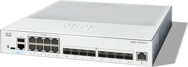 Μεταγωγέας Cisco Cisco Catalyst 1300-16XTS - Μεταγωγέας - L3 - Έξυπνος - 8 x 10GBase-T + 8 x 10 Gigabit SFP+ - για τοποθέτηση σε rack