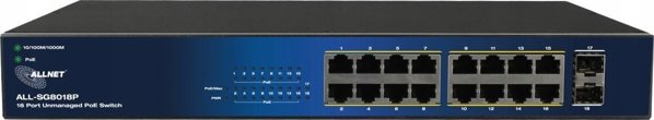 Switch Allnet 16+2P ALLNET ALL-SG8018P POE