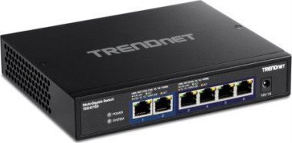 Διακόπτης TRENDnet TEG-S762 6-portowy μη διαχειριζόμενος διακόπτης δικτύου 2,5G/10G