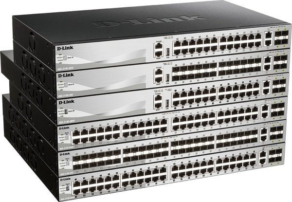 Διακόπτης D-Link D-Link DGS-3130-30PS/E L3 Stackable Managed Gigabit PoE Διακόπτης, 24x PoE gigabit, 2x 10GBASE-T, 4x SFP+, 370W PoE