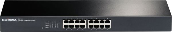 Edimax GS-1016 Gigabit Switch 16-Port Rackmount, 19"