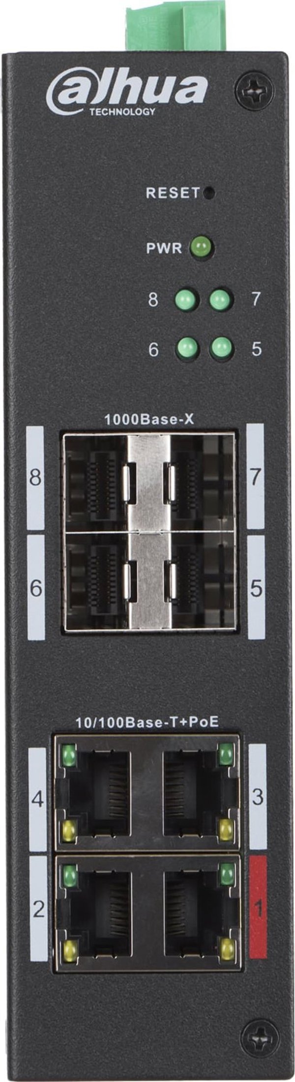 Διακόπτης Dahua Technology SWITCH POE HS4408-4ET-96 4-PORTOWY + 4 x SFP DAHUA