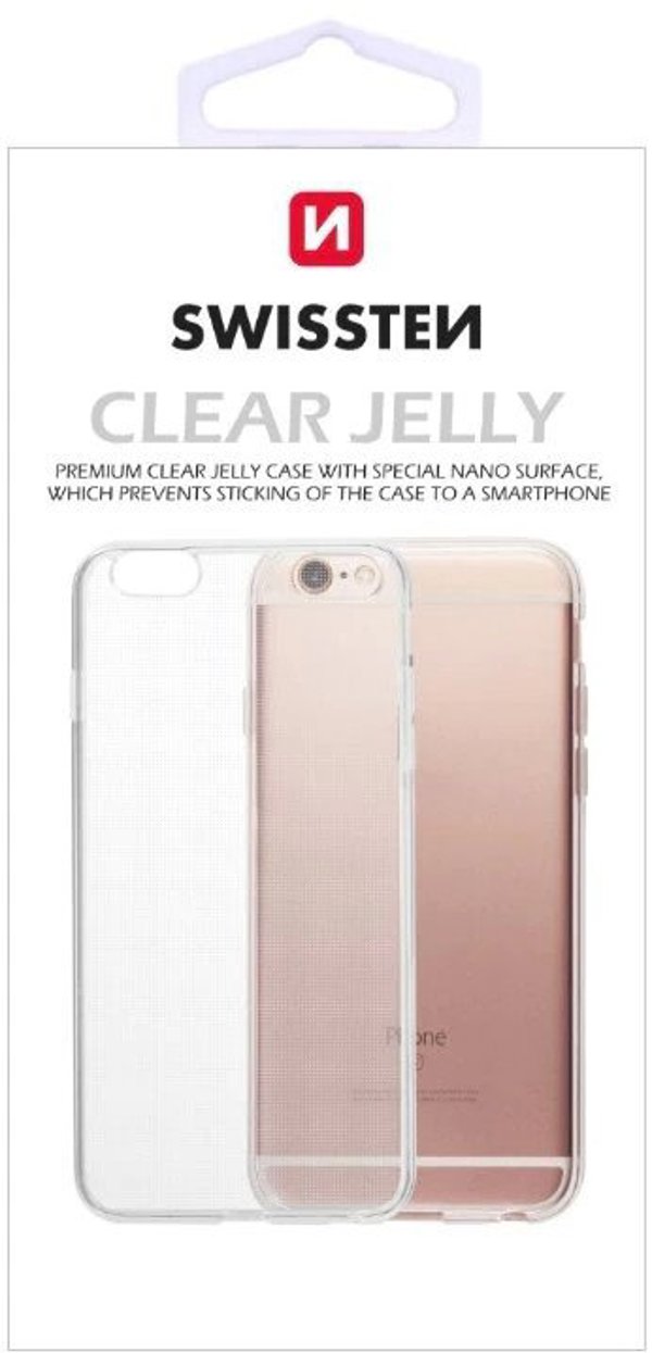 Swissten Swissten Clear Jelly Back θήκη Apple iPhone 5 / 5S / SE, Διαφανής