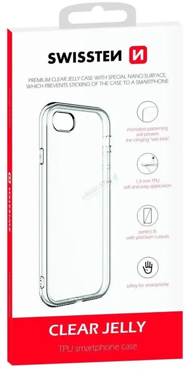 Swissten Swissten Clear Jelly Back θήκη Apple iPhone 5 / 5S / SE, Διαφανής