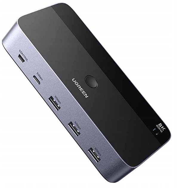 Διακόπτης KVM DisplayPort UGREEN 2 In 2 Out AK700