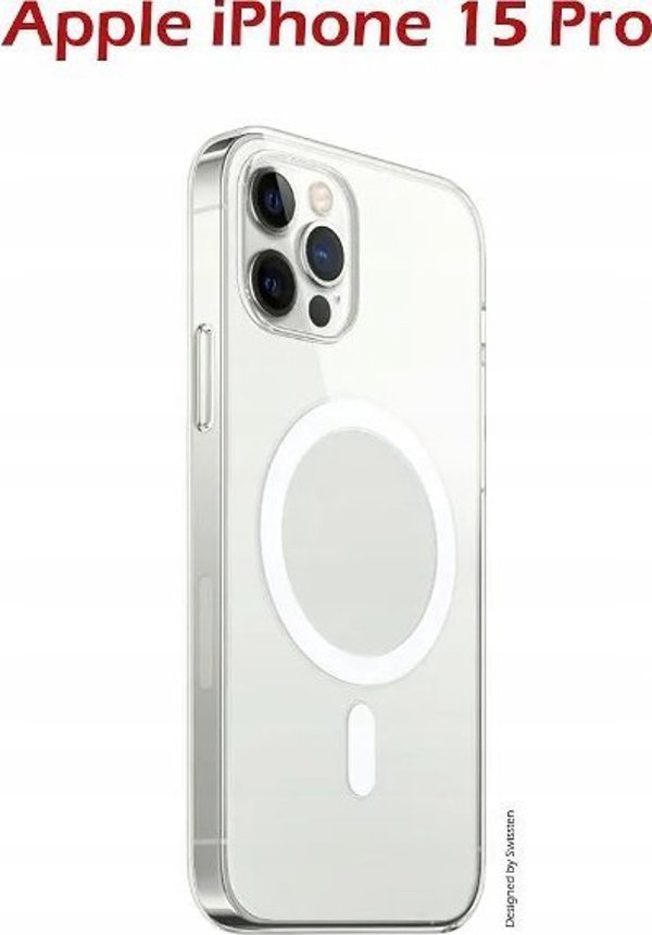 Swissten Διάφανο Jelly Magstick για iPhone 15 Pro Διαφανές