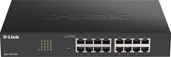 D-Link DGS-1100-24PV2 Smart Managed Switch 24-Port Gigabit, Layer 2, PoE+ Υποστήριξη, VLAN & STP, 24 Θύρες